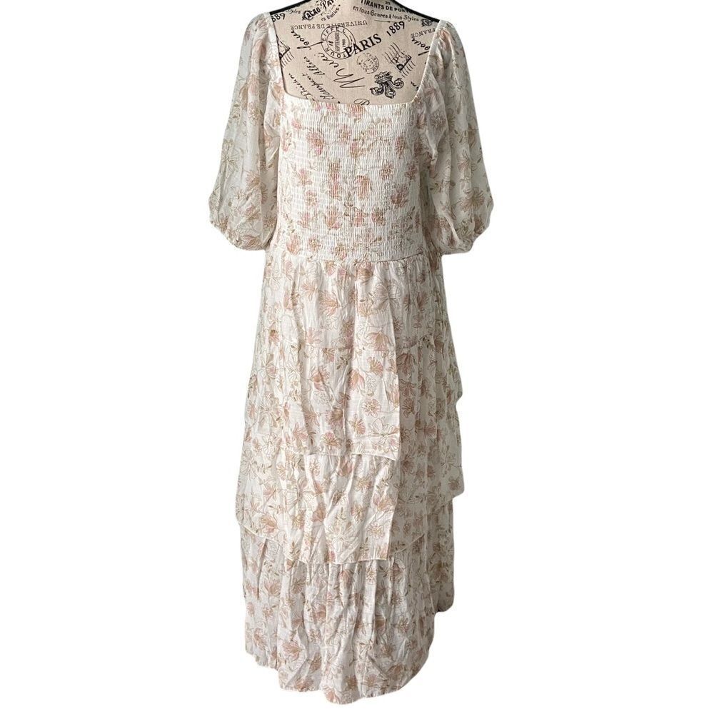 NWT Kings Road Maxi Bohemian Floral Dress in Size XL
